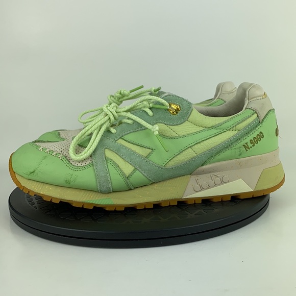Diadora x Featire N9000 Pistachio Ice Cream Green Running Shoes Men's Size 10 - Picture 9 of 13